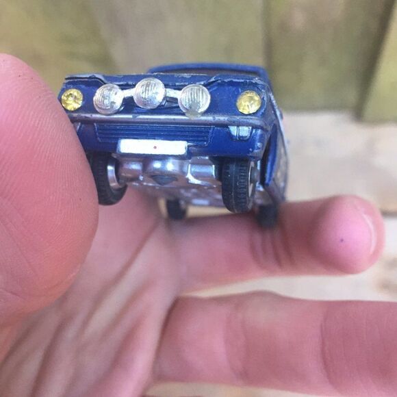 Vintage 1963 Dinky Toys 138 Hillman Imp Blue 35 Toy Car - Picture 3 of 8